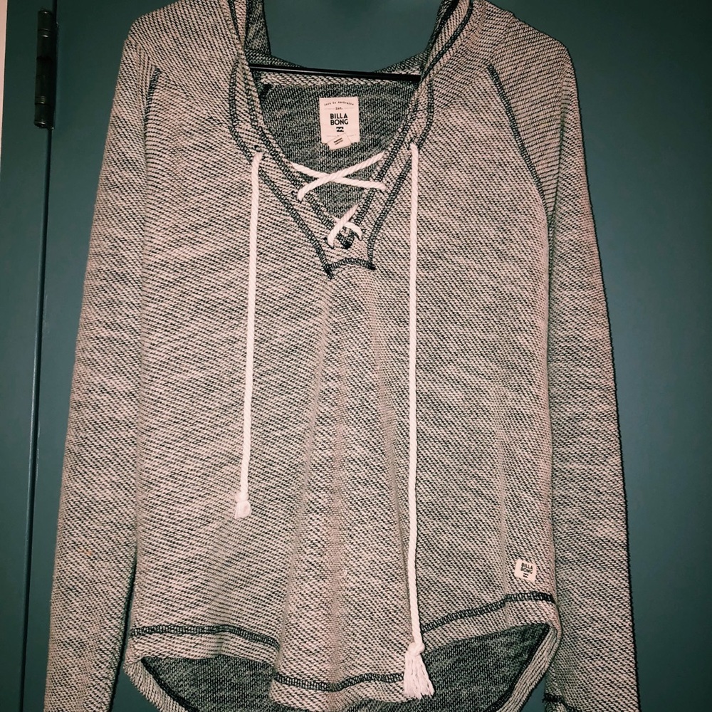 Sweater with a hoodie